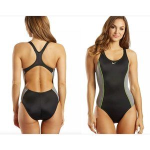 Nike Color Surge Powerback Racer One Piece Swimsuit